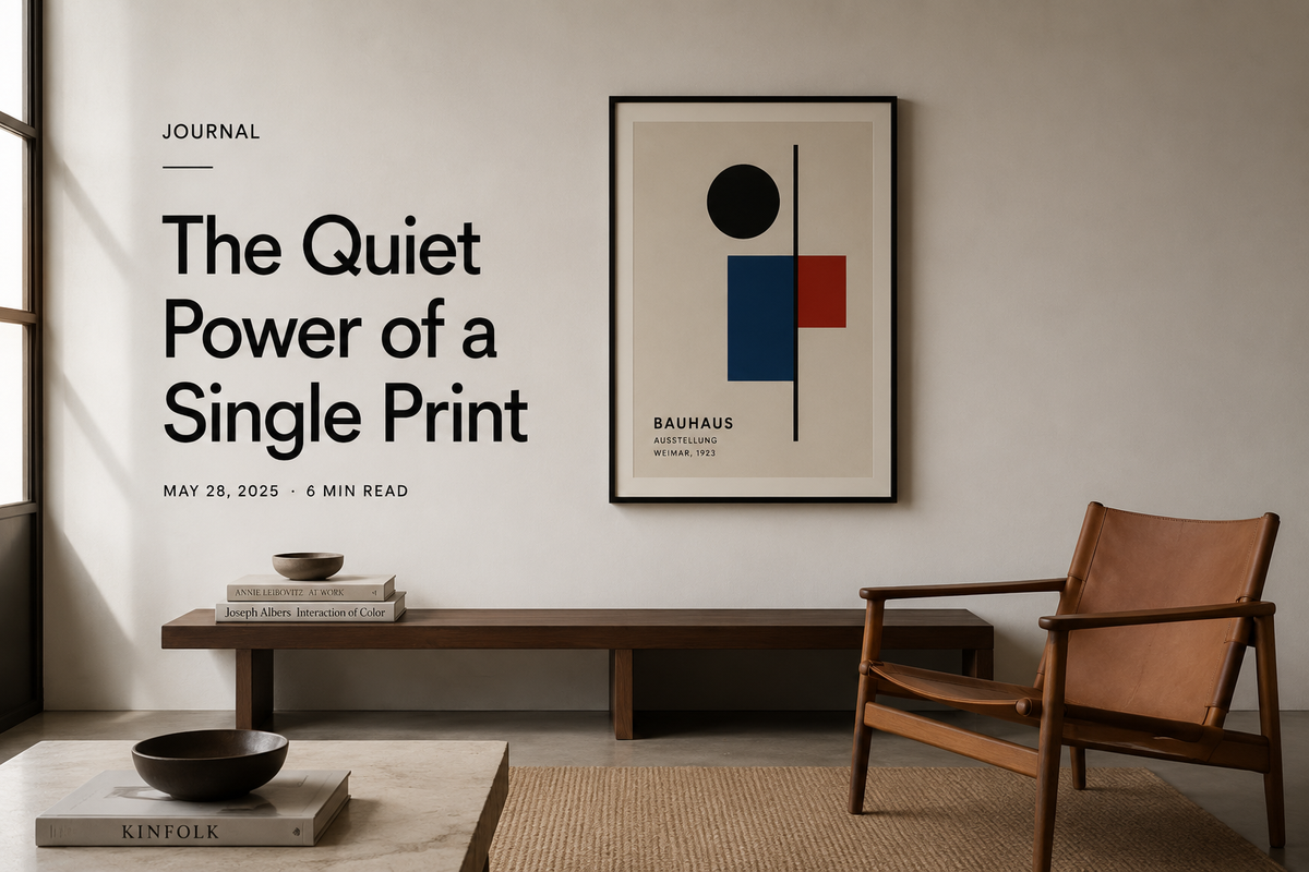 The Quiet Power of a Single Print