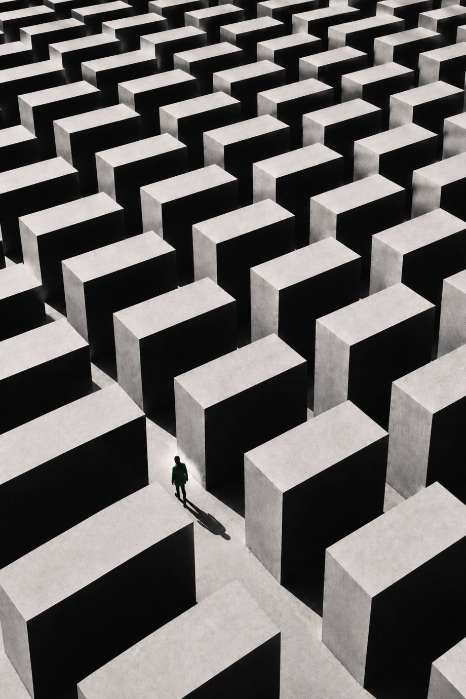 Lost in the Grid, art print by VEERY