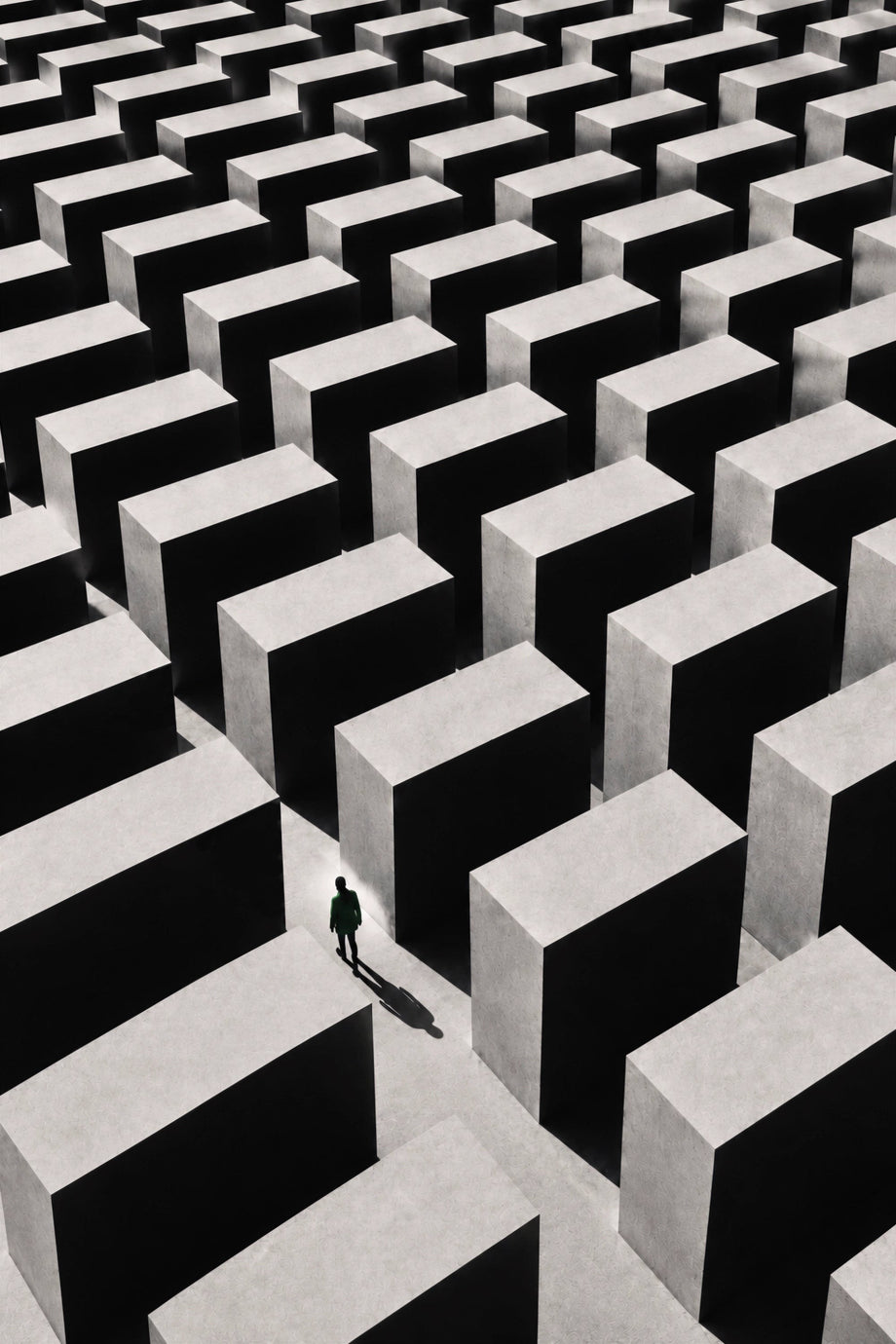 Lost in the Grid, art print by VEERY