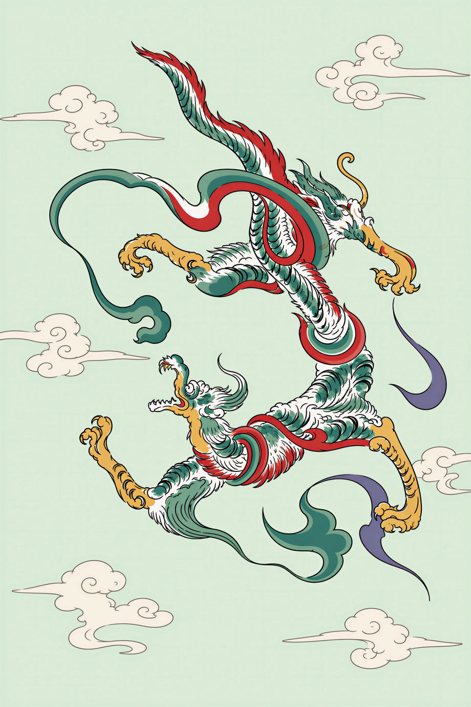 Dragon Dance, Poster von VEERY